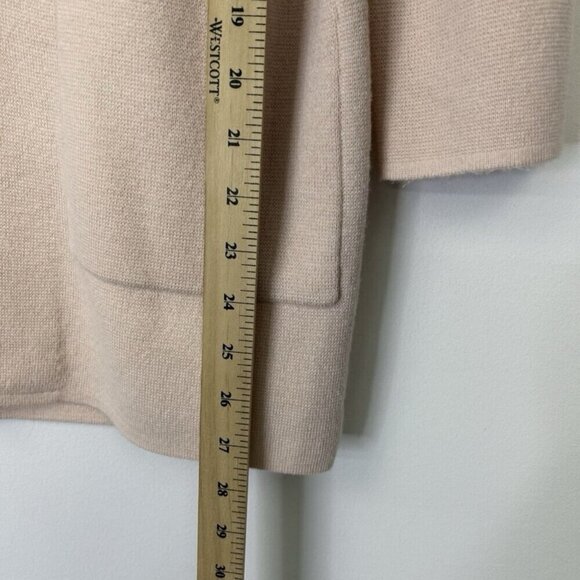 J Crew Sweater Knit Blazer Jacket Women’s Size XS Light Pink Open Front - Picture 8 of 9